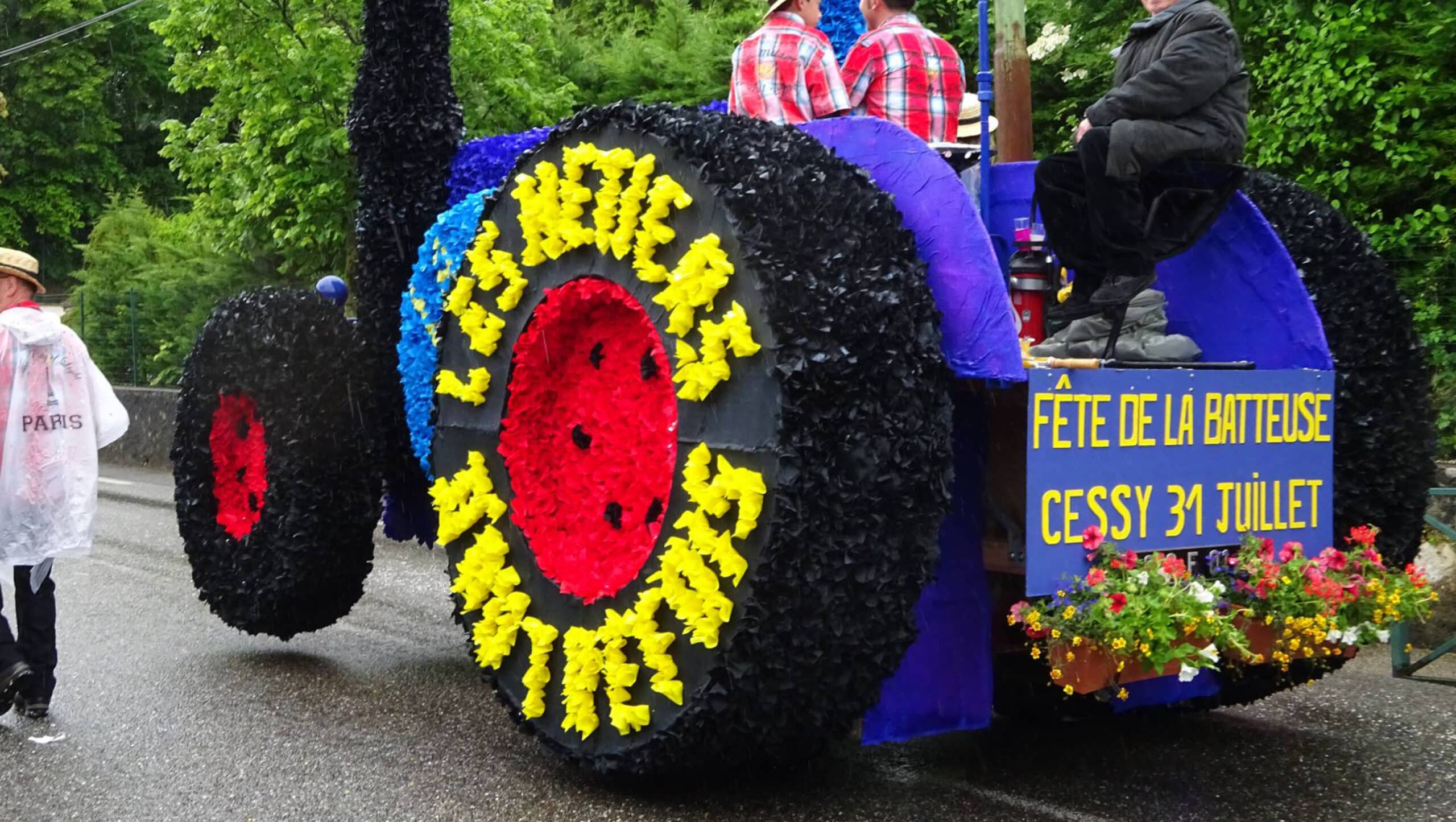 tracteur décoré