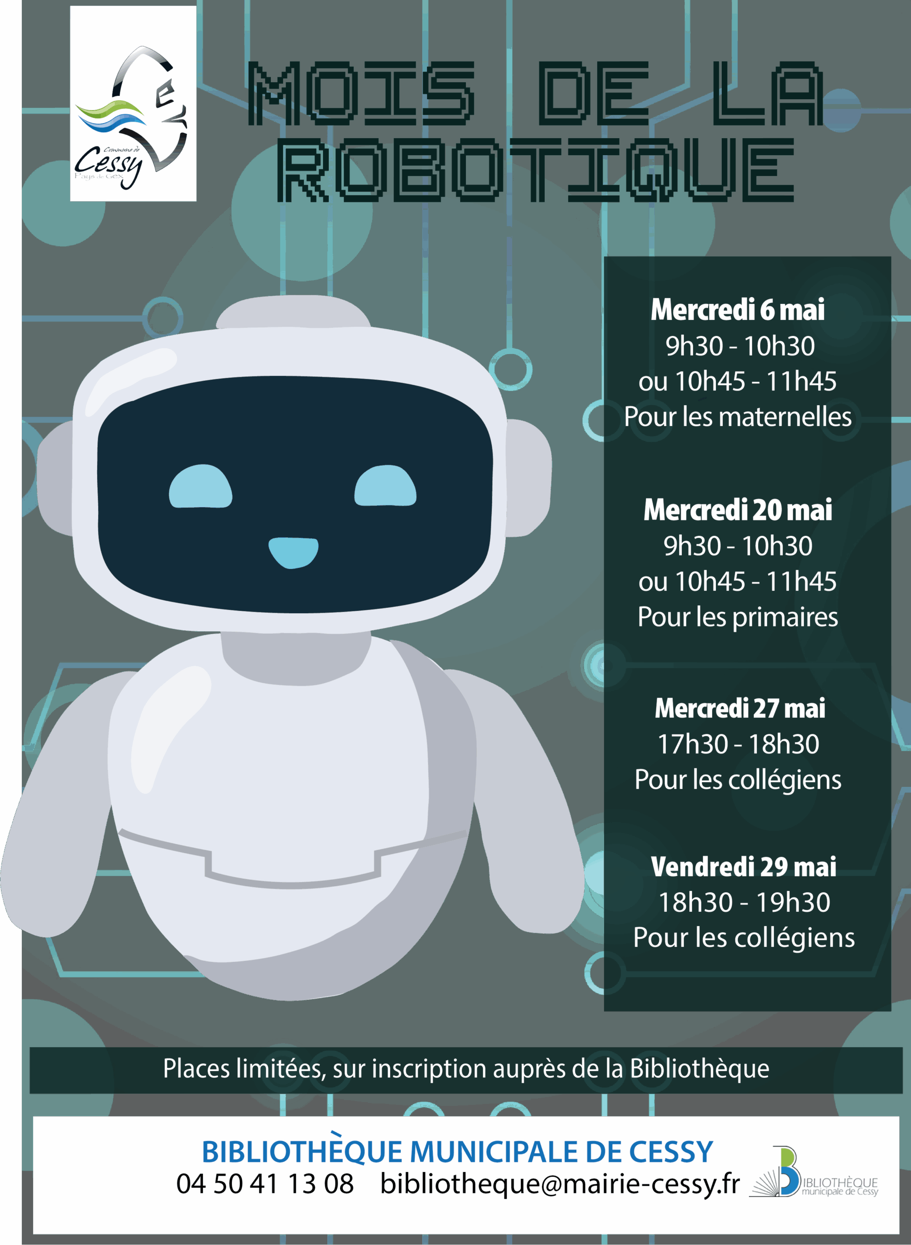 Affiche mois de la robotique